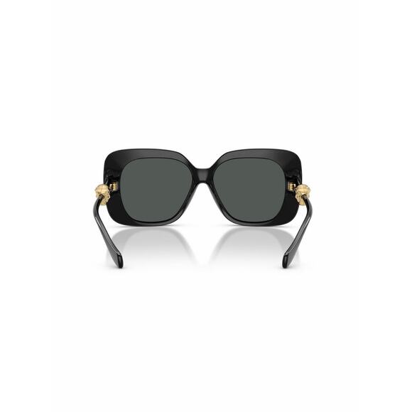 New Versace VE4499U GB1/87 Black Square Sunglasses Gold Medusa Logo main image 7